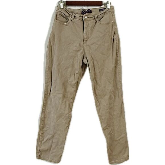 Gloria Vanderbilt Tan Chino Pants with Belt Loops - Picture 1 of 5